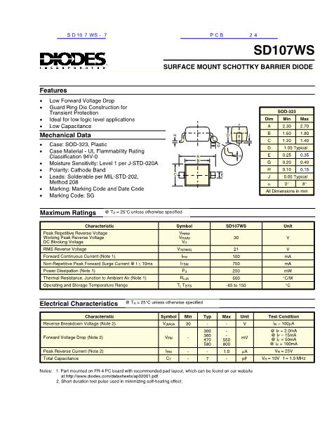 SD107WS-7数据手册封面