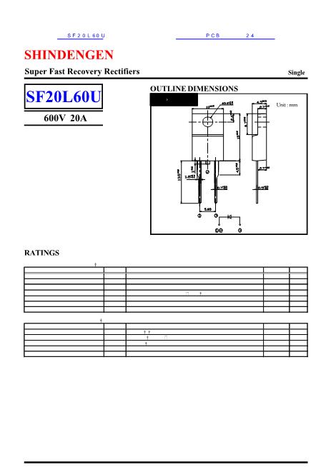 SF20L60U数据手册封面