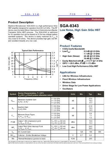 SGA-8343数据手册封面