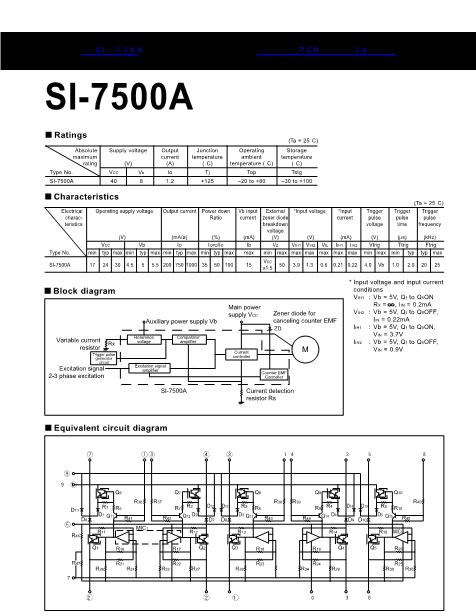 SI-7500数据手册封面