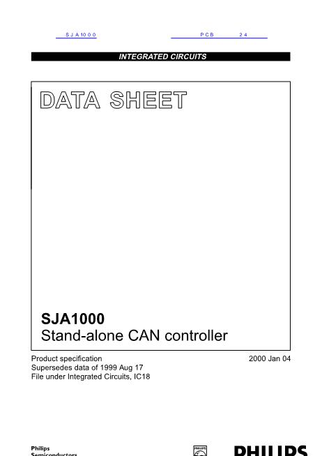 SJA1000数据手册封面