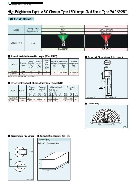 SLA-570數(shù)據(jù)手冊封面