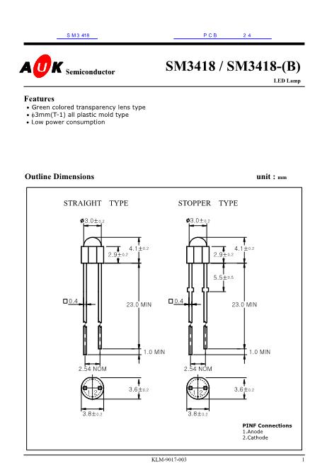 SM3418數據手冊封面