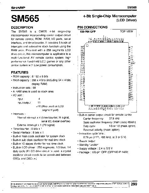 SM565數(shù)據(jù)手冊(cè)封面