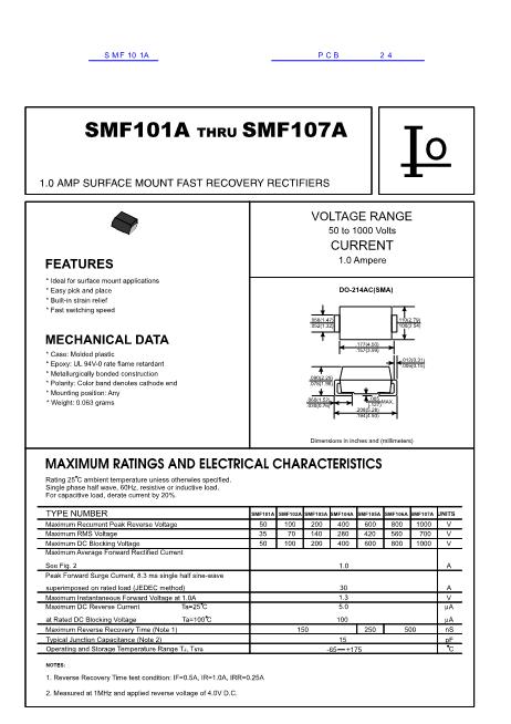 SMF101A数据手册封面