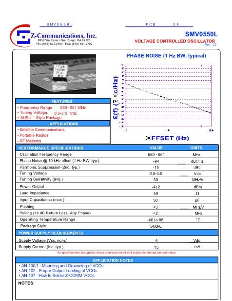 SMV0550L數(shù)據(jù)手冊(cè)封面