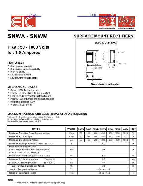 SNWA數(shù)據(jù)手冊(cè)封面