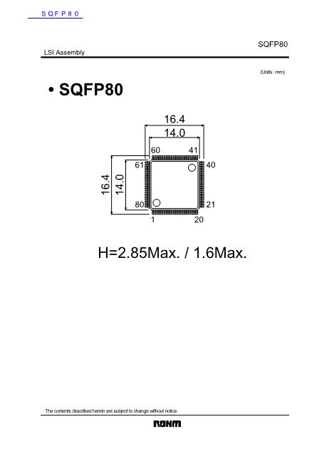 SQFP80数据手册封面