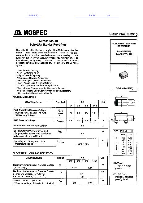 SR510數(shù)據(jù)手冊(cè)封面
