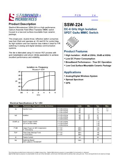 SSW-224数据手册封面