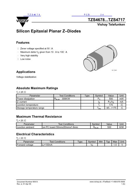 TZS4678數(shù)據(jù)手冊封面