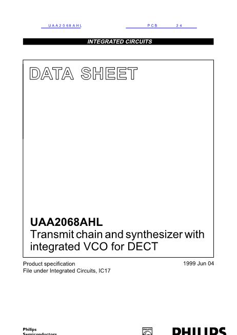UAA2068AHL数据手册封面