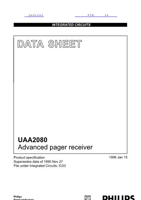 UAA2080数据手册封面