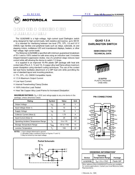 ULN2068數(shù)據(jù)手冊(cè)封面