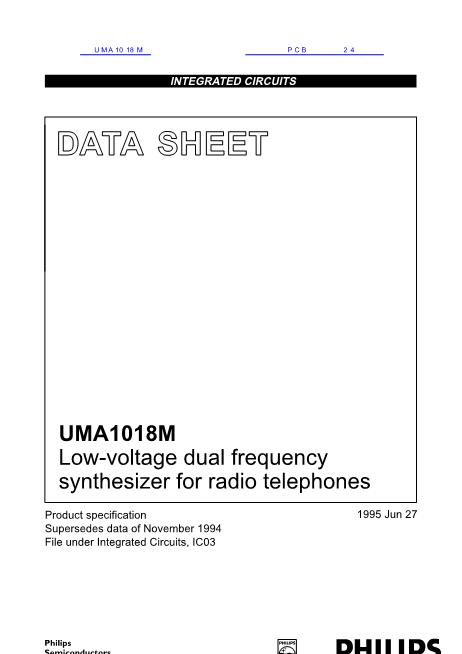UMA1018M数据手册封面
