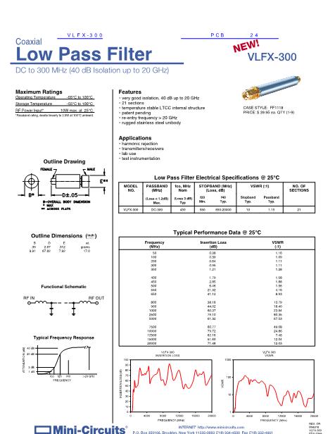 VLFX-300数据手册封面