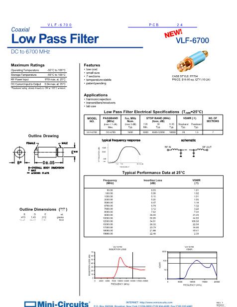 VLF-6700數(shù)據(jù)手冊封面
