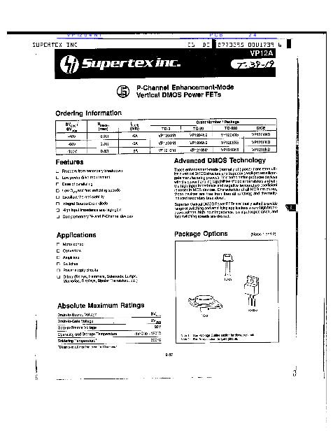VP1204N1數(shù)據(jù)手冊封面