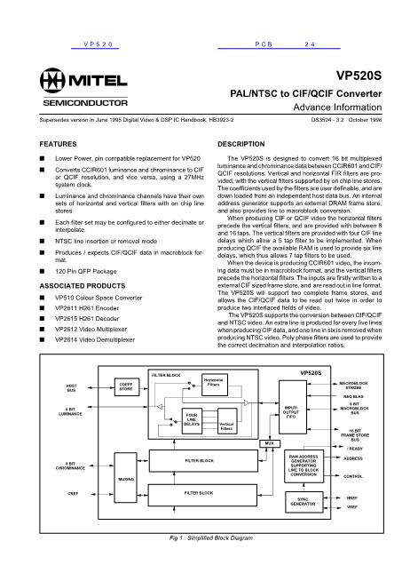 VP520數(shù)據(jù)手冊(cè)封面