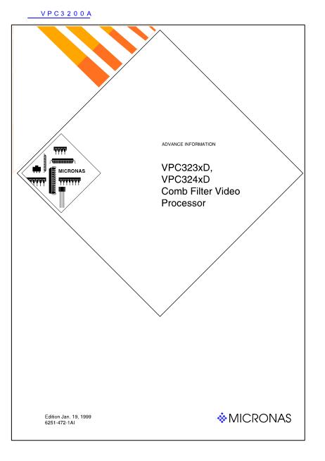 VPC3200A数据手册封面