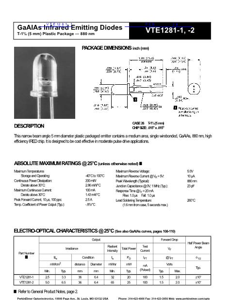 VTE1281-1數(shù)據(jù)手冊(cè)封面