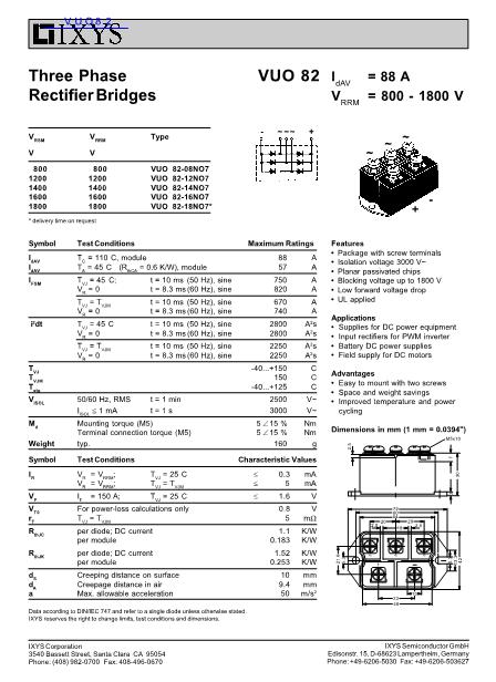 VUO82數(shù)據(jù)手冊封面