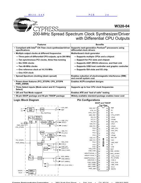 W320-04数据手册封面