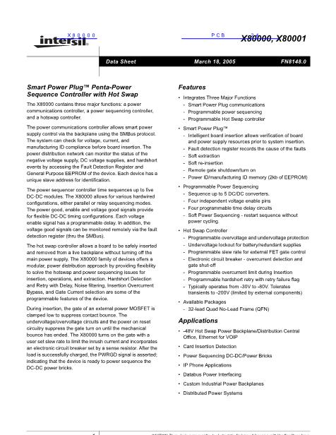 X80000數(shù)據(jù)手冊(cè)封面