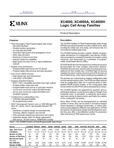 XC4000數(shù)據(jù)手冊(cè)封面