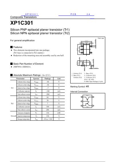 XP1C301數(shù)據(jù)手冊封面