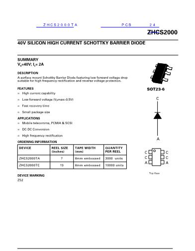 ZHCS2000TA数据手册封面