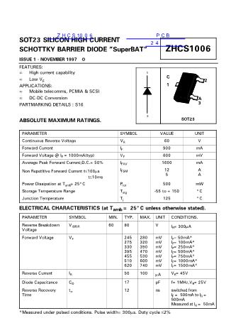 ZHCS1006数据手册封面