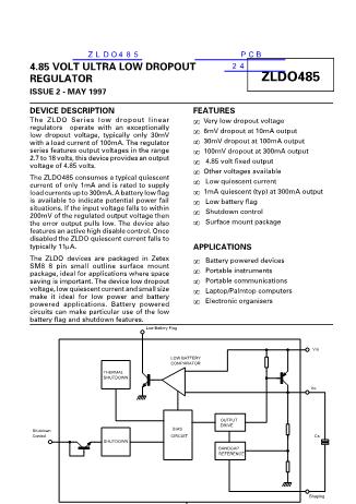 ZLDO485數(shù)據(jù)手冊封面