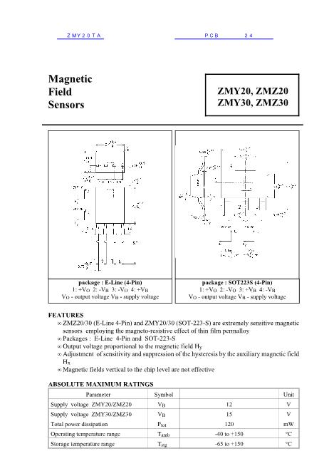 ZMY20TA数据手册封面