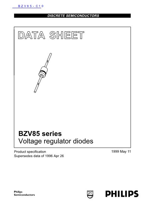 BZV85-C10数据手册封面