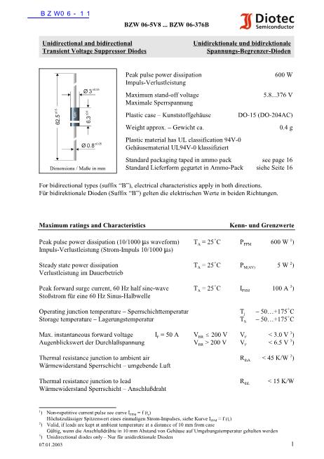 BZW06-11數(shù)據(jù)手冊封面