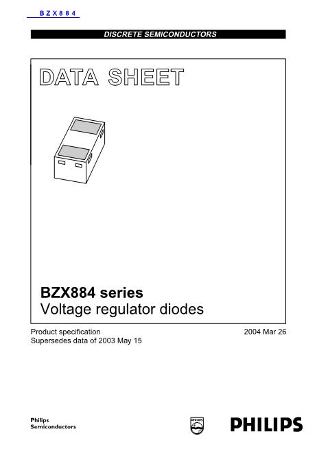 BZX884数据手册封面