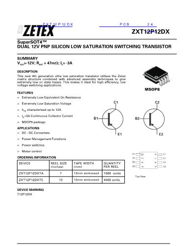 ZXT12P12DX数据手册封面