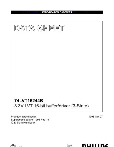 74LVT16244B-1DL数据手册封面