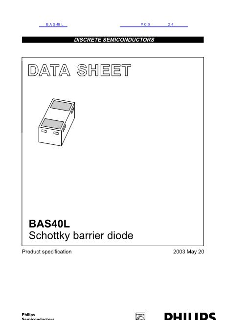 BAS40L数据手册封面
