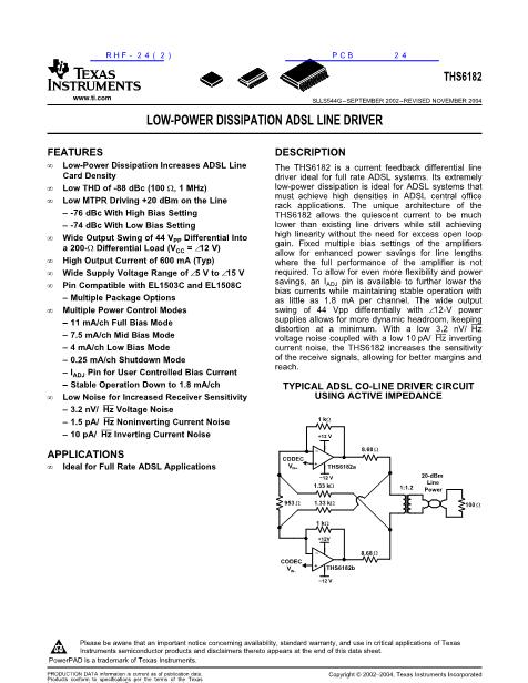 D-16數(shù)據(jù)手冊封面