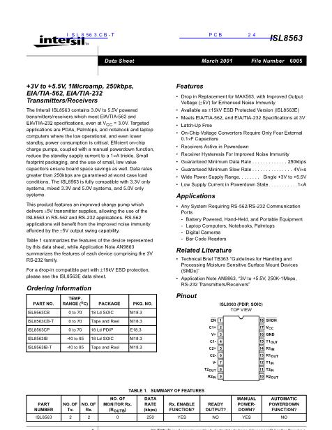 ISL8563CB-T數(shù)據(jù)手冊(cè)封面