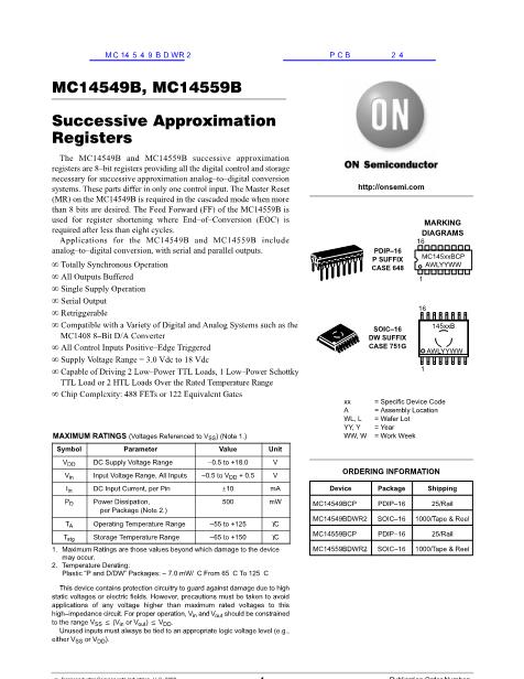 MC14549BDWR2数据手册封面