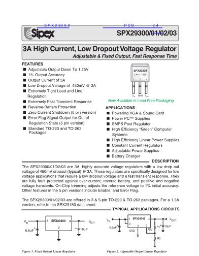 SPX29300数据手册封面