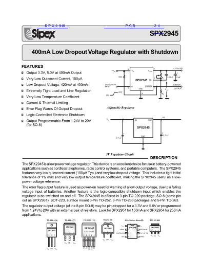 SPX2945数据手册封面