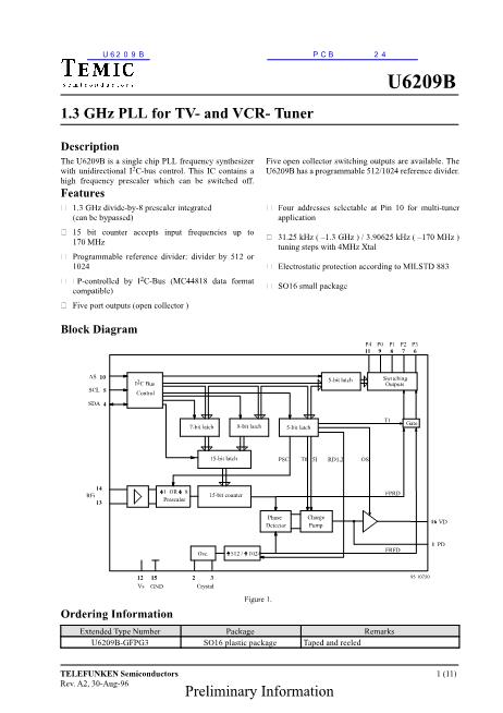 U6209B數(shù)據(jù)手冊封面