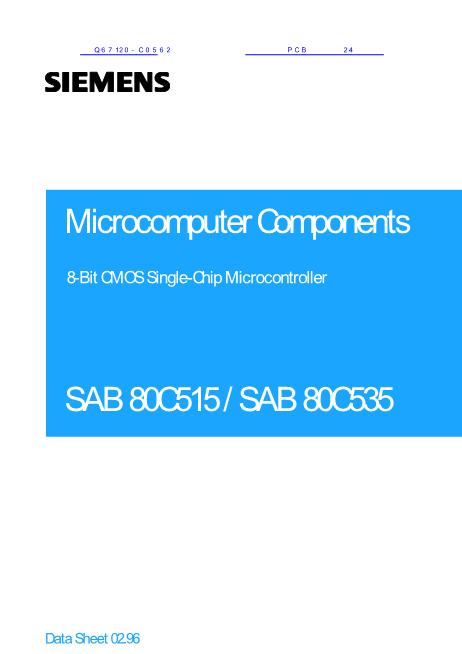 Q67120-C0562數(shù)據(jù)手冊(cè)封面