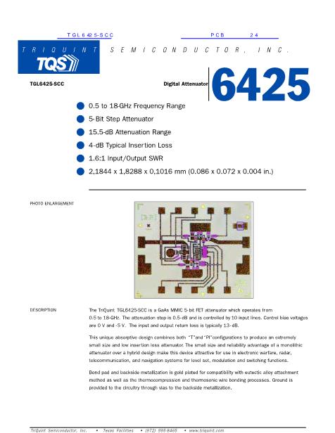 TGL6425-SCC数据手册封面
