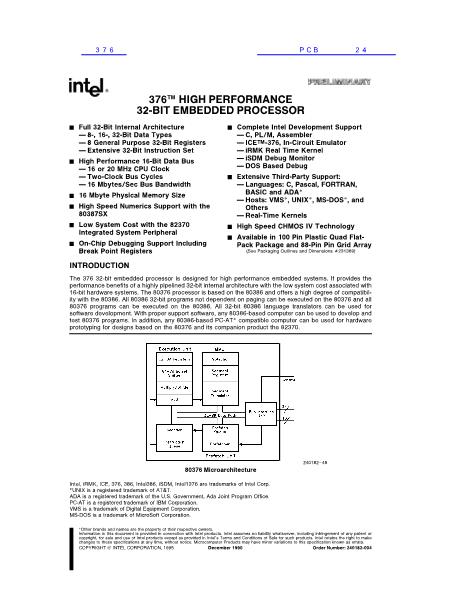 376数据手册封面