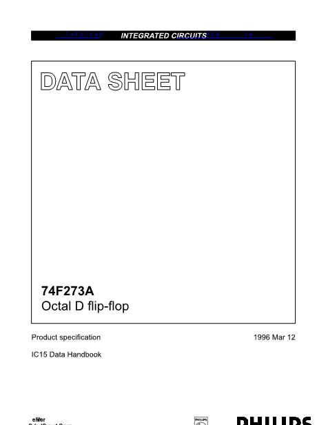 74F273AD數(shù)據(jù)手冊封面